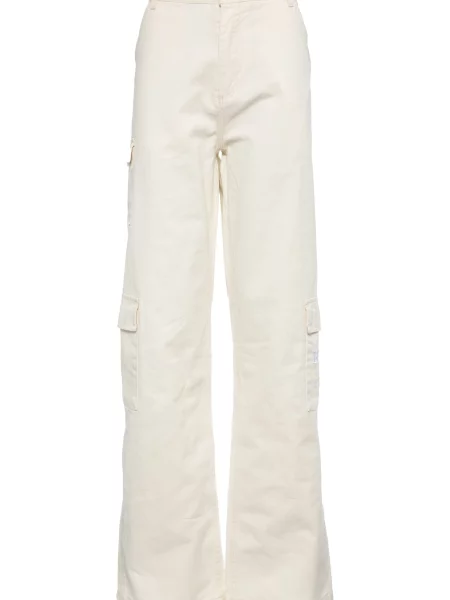 Karl Kani Kargo hlače off-bela bela