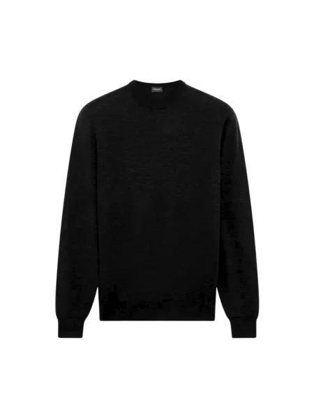 Sweter Drumohr wełniany czarny