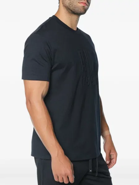 Tricou Armani Exchange cu autograf albastru
