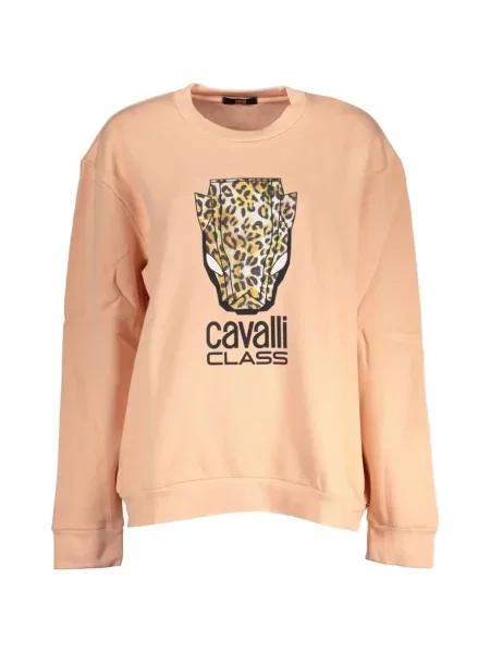 Pulover Cavalli Class cu imagine cu model leopard