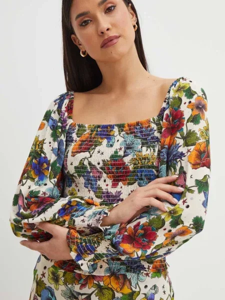 Блуза Medicine с десен бежово