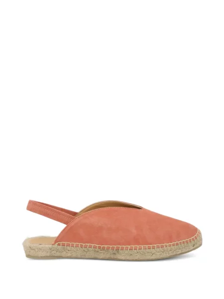 Espadrile Castaner fără toc portocaliu