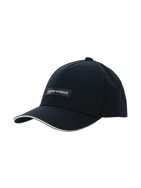 Czapka z daszkiem Emporio Armani czarna