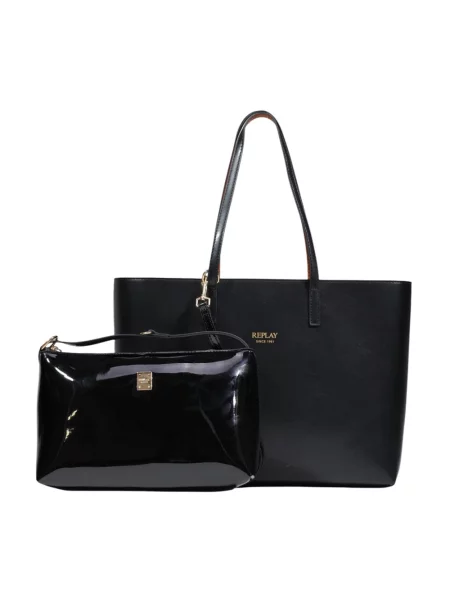 Duża torebka Replay czarna