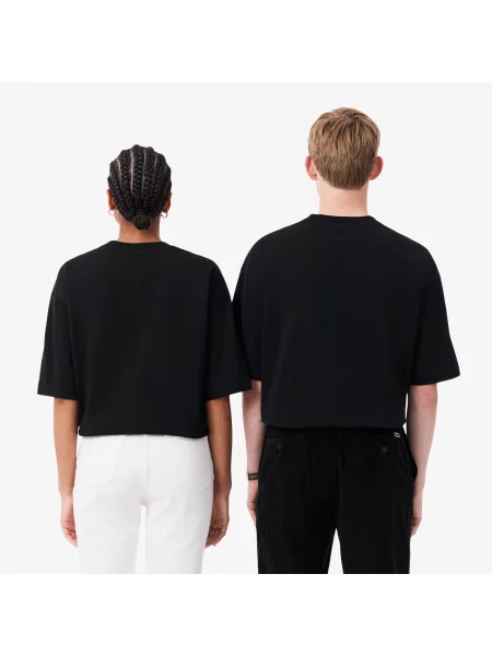 Футболка Lacoste из джерси черная