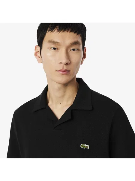 Классическое поло Lacoste черное