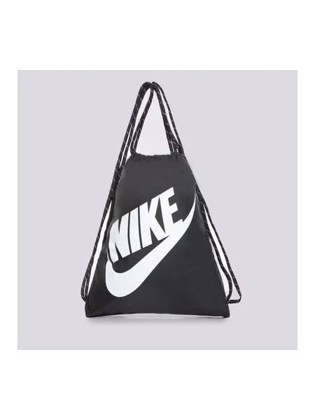 Nike Sportswear Vrećasti ruksak Heritage crna bijela