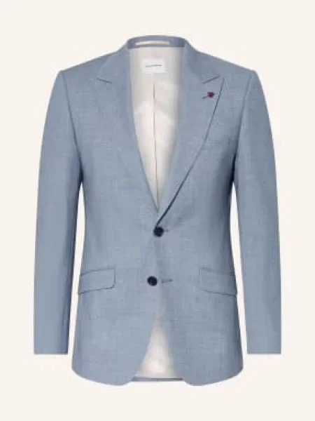 Roy Robson Marynarka Do Garnituru Slim Fit blau niebieska