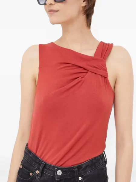 Top Dkny fără mâneci roșu
