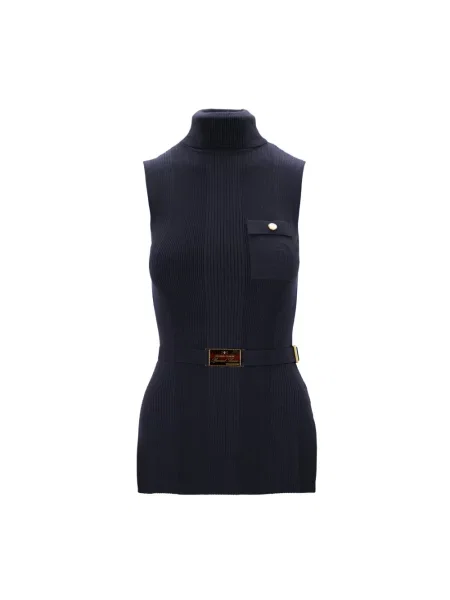 Kardigan Elisabetta Franchi niebieski