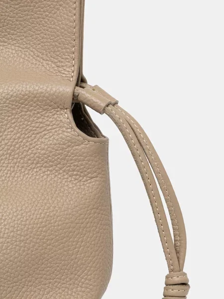 Bőr shopper táska Answear.lab bézs