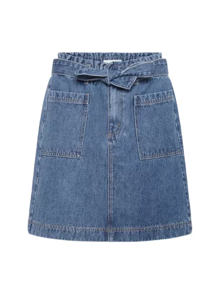 Spódnica jeansowa Kaffe niebieska