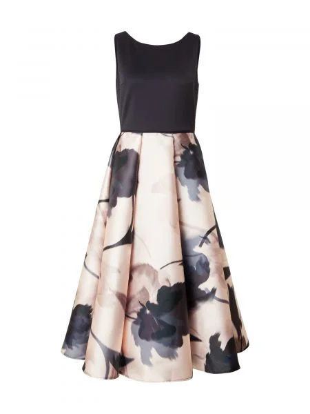 SWING Rochie de cocktail albastru marin / mov vânătă / roz pastel / negru