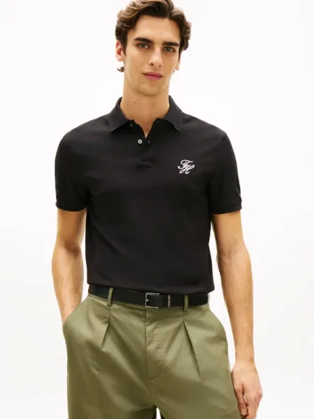 Tommy Hilfiger Polo negru