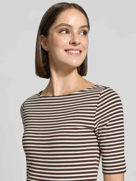 T-shirt w kroju slim fit z mieszanki bawełny Zero