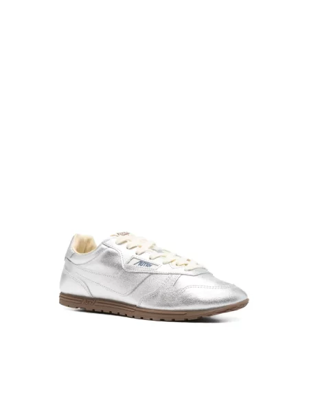 Sneakersy Autry z logo szare