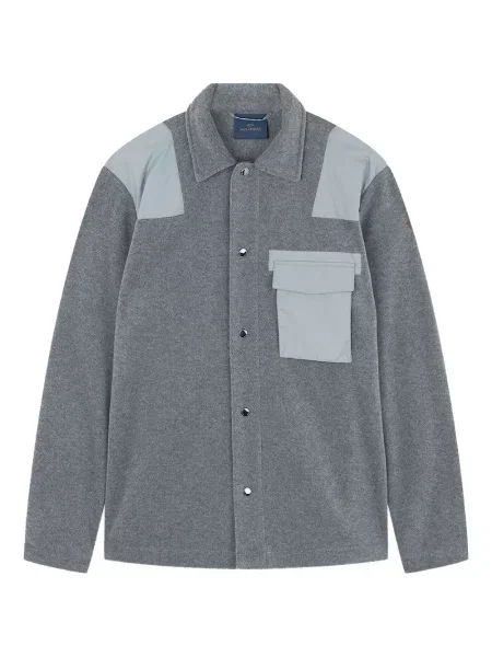 Cămașă Paul & Shark din fleece gri