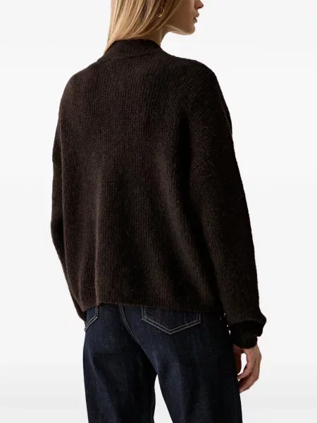 Cardigan Gestuz tricotate maro