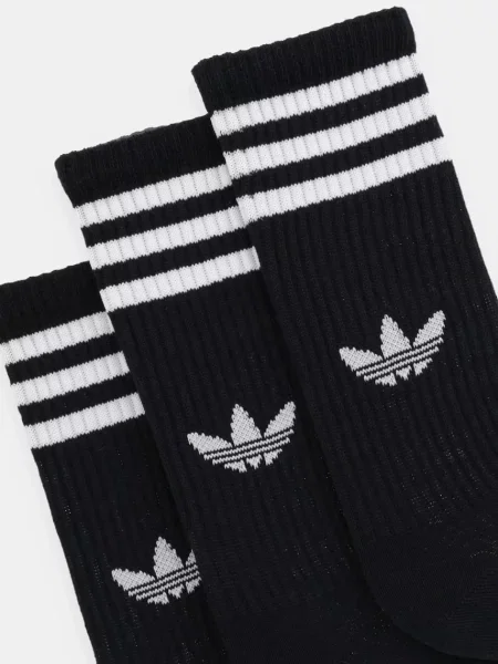 Носки Adidas Originals в полоску черные