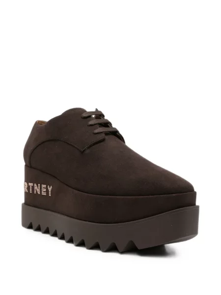 Pantofi derby Stella Mccartney cu tepi maro