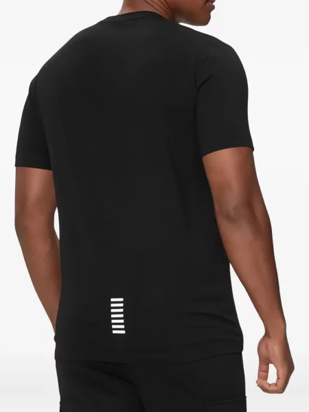 Tricou Ea7 Emporio Armani cu autograf negru