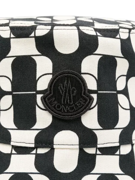 Pălărie Moncler cu imagine negru