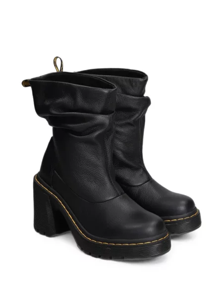 Cizme scurte Dr. Martens din piele negru