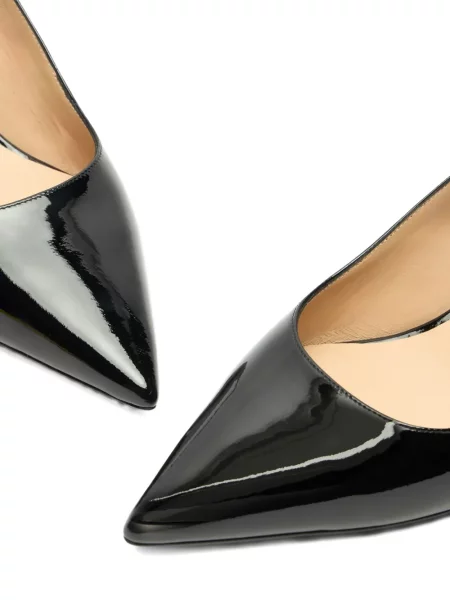 Pantofi cu toc Stuart Weitzman din piele slingback negru