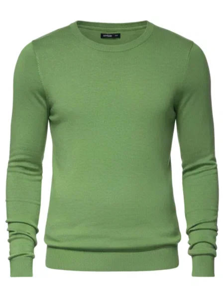 Textil Ombre Pánský klasický svetr Pheselus zelená