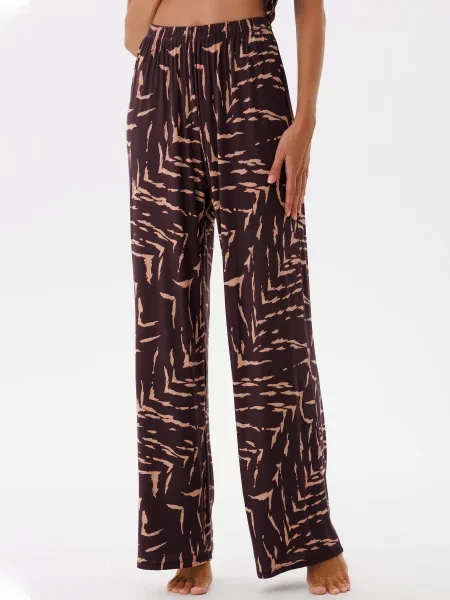 Штани для дому Leinle коричневий