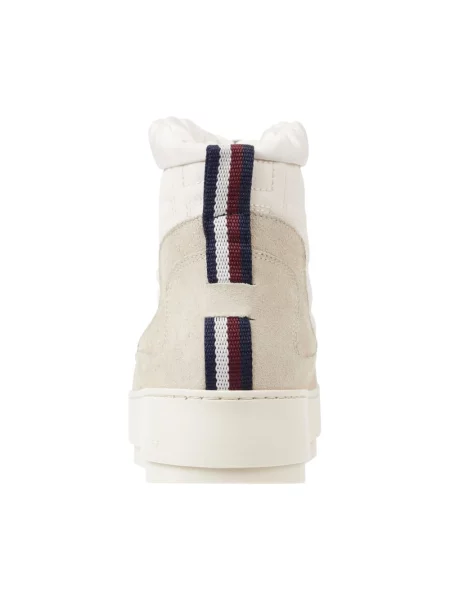 Botki Tommy Hilfiger zamszowe białe