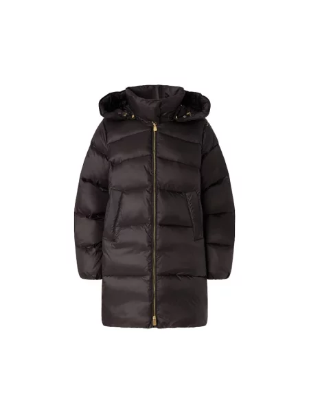 Pikowany płaszcz Pinko czarny