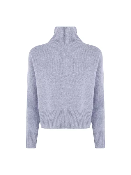 Sweter Kujten z kaszmiru niebieski