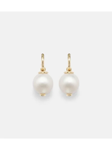 Náušnice Octavia Elizabeth s perlami zlatá
