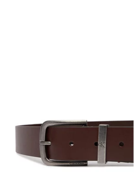 Remen Calvin Klein Seasonal Logo Tumbled Fixed smeđa