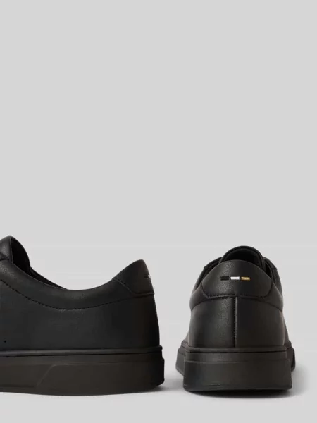 Sneakersy niskie z naturalnej skóry bydlęcej model ‘KIERAN’ Boss czarne