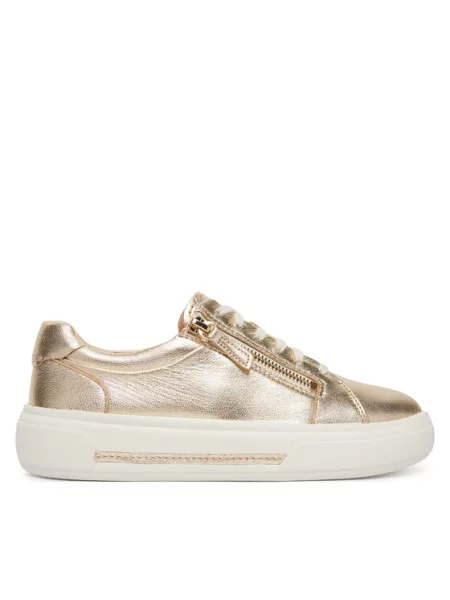 Clarks Αθλητικά Hollyrose Zip χρυσό