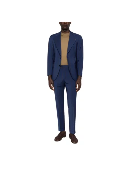 Garnitur Gabriele Pasini wełniany niebieski