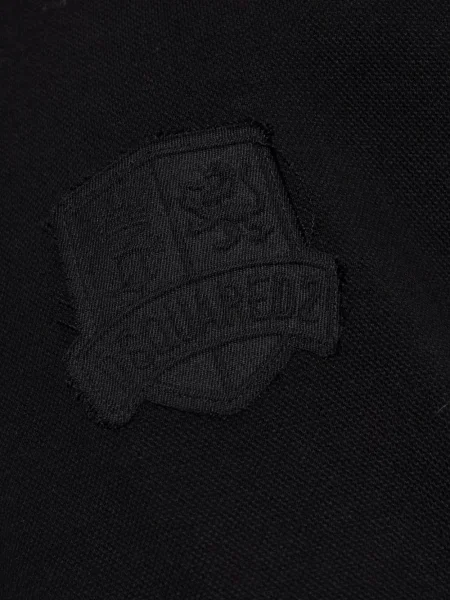 Тениска Dsquared2 бродирана черно