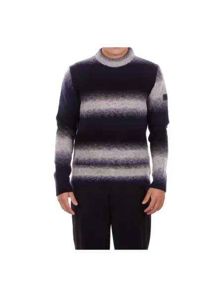 Sweter Barbour wełniany czarny