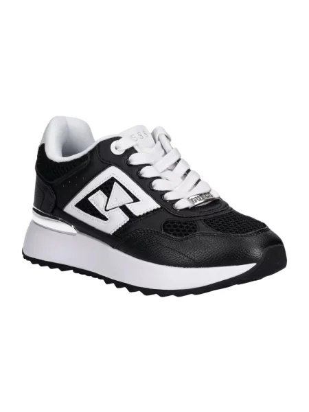 Sneakersy Guess skórzane czarne