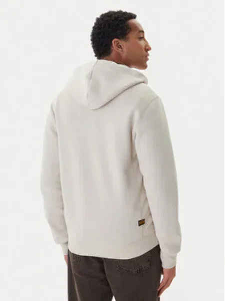 G-Star Raw Mikina Premium Core Écru biela