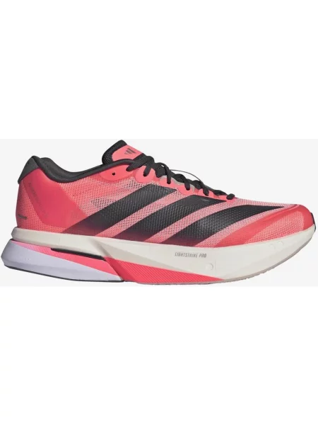 Buty do biegania adidas Adizero Boston 13 Light Strike Pro czerwony czarny kremowy 40 biały
