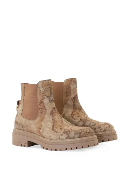 Botine Alviero Martini 1° Classe cu imagine clasici maro