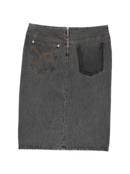 Fustă din denim Pushbutton gri