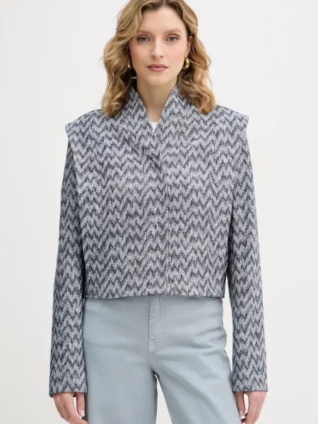 BOSS Orange geacă jeans C Jakelina albastru