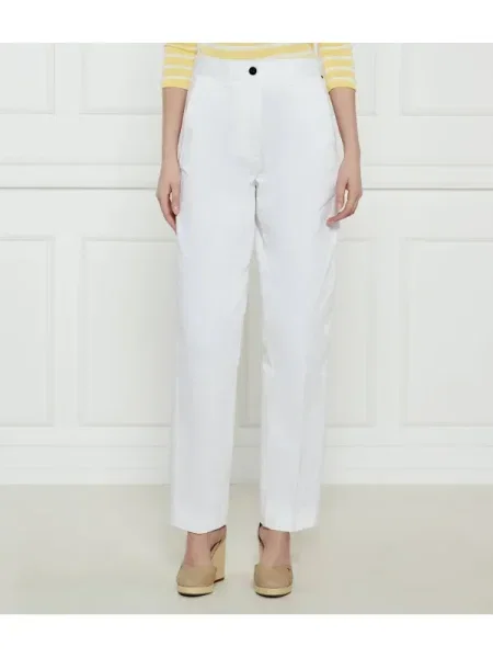 Tommy Hilfiger Pantaloni chino BARREL | Relaxed fit alb
