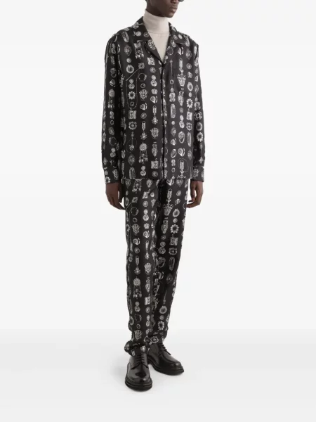 Șosete Dolce & Gabbana cu imagine negru