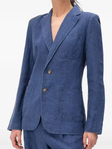 Șosete Polo Ralph Lauren tricotate cu nervuri cu două rânduri de nasturi portocaliu