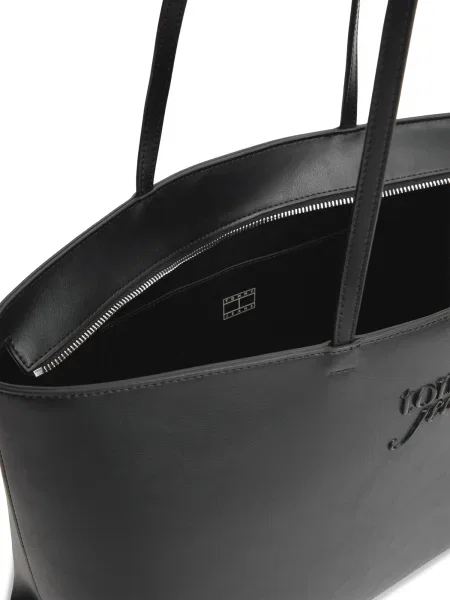 Geantă shopper Tommy Jeans negru